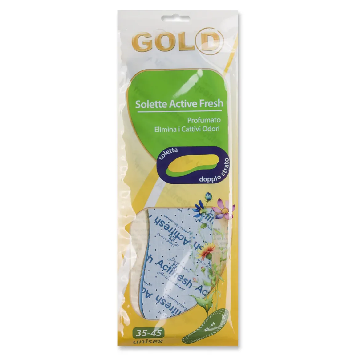 Solette Unisex con trattamento anti-odore e antibatterico Gold