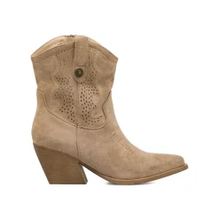 Stivaletti Camperos da Donna khaki effetto scamosciato Lora Ferres