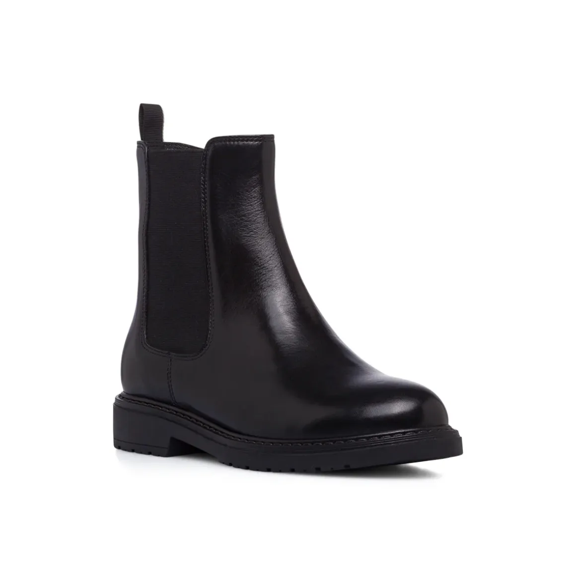 Stivaletti Chelsea da donna neri in Pelle con zip Primopiano
