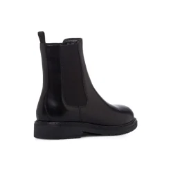 Stivaletti Chelsea da donna neri in Pelle con zip Primopiano