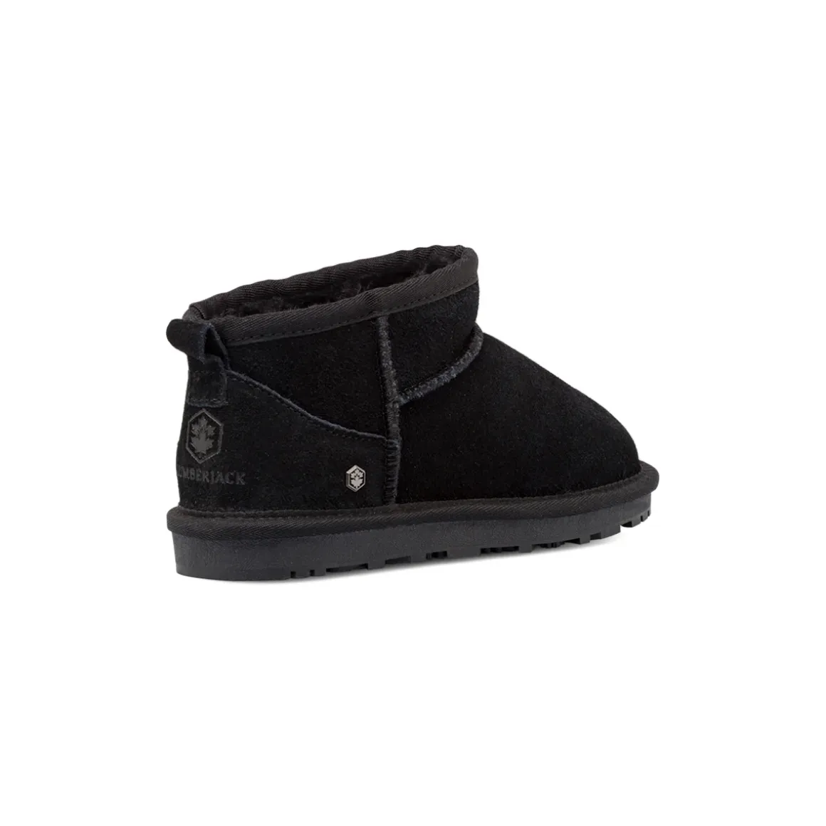 Stivaletti imbottiti neri Lumberjack da Ragazza in suede
