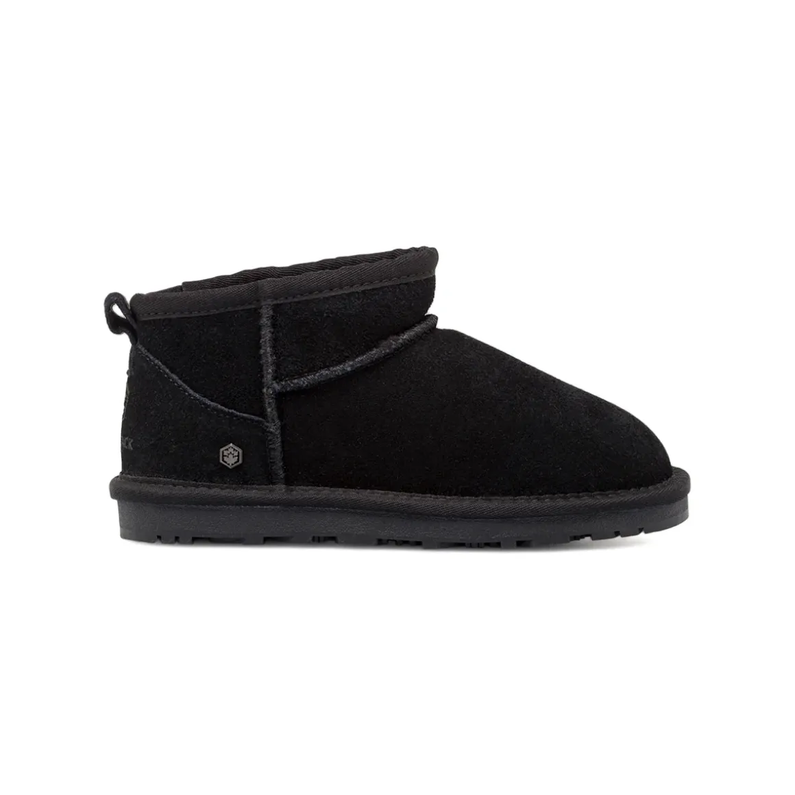 Stivaletti imbottiti neri Lumberjack da Ragazza in suede