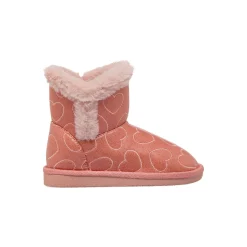 Stivaletti rosa da Bambina con cuoricini Le scarpe di Alice