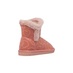 Stivaletti rosa da Bambina con cuoricini Le scarpe di Alice