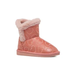 Stivaletti rosa da Bambina con cuoricini Le scarpe di Alice