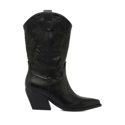 Stivaletti Texani Camperos Donna Neri con punta affusolata Lora Ferres