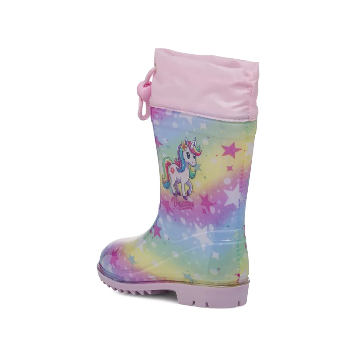 Stivali da pioggia arcobaleno da Bambina con stampa Unicorno
