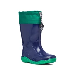 Stivali da pioggia bambino blu e verdi G&G