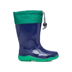 Stivali da pioggia bambino blu e verdi G&G