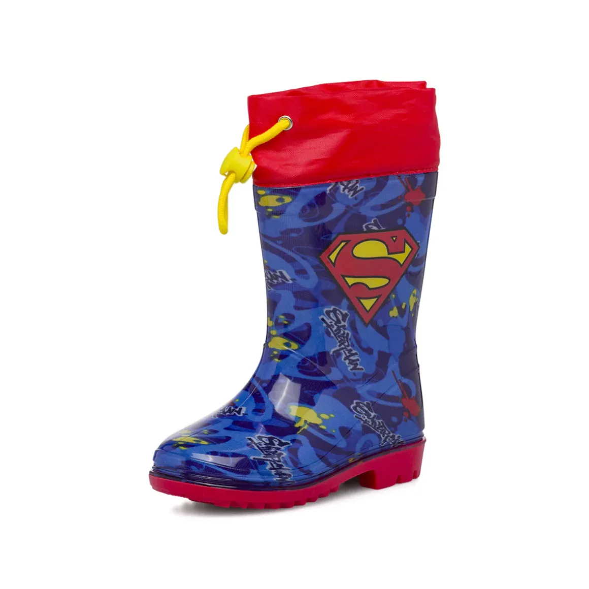 Stivali da pioggia blu da Bambino Superman