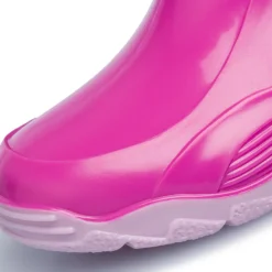Stivali di gomma fucsia da bambina G&G