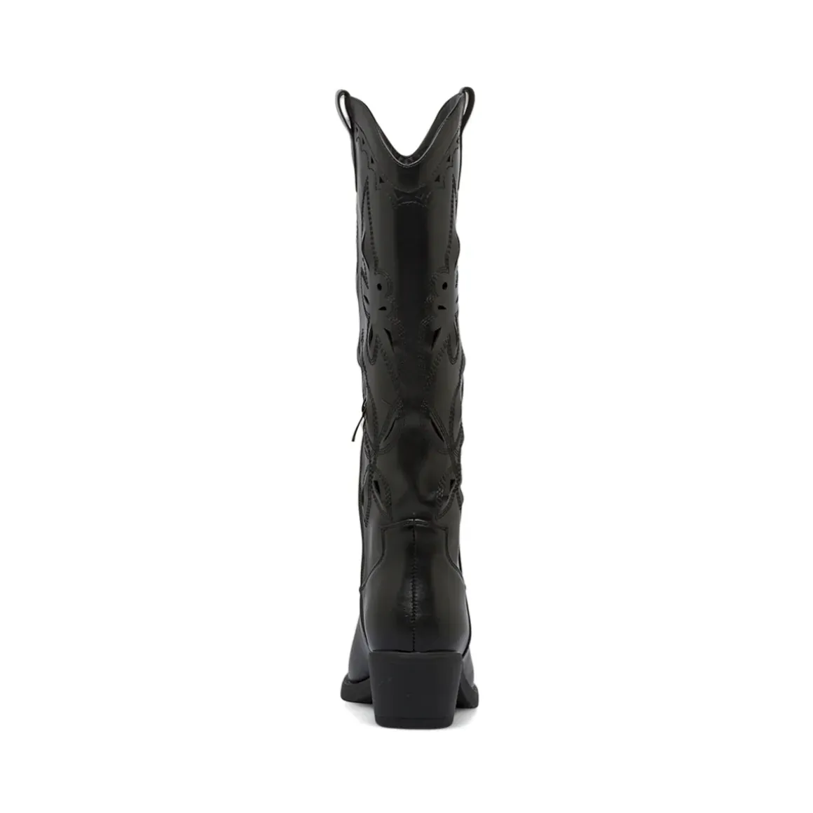 Stivali donna neri stile western con traforature sul gambale Lora Ferres