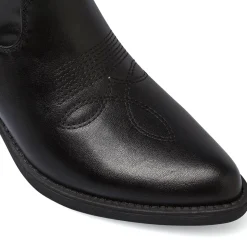 Stivali donna neri stile western con traforature sul gambale Lora Ferres