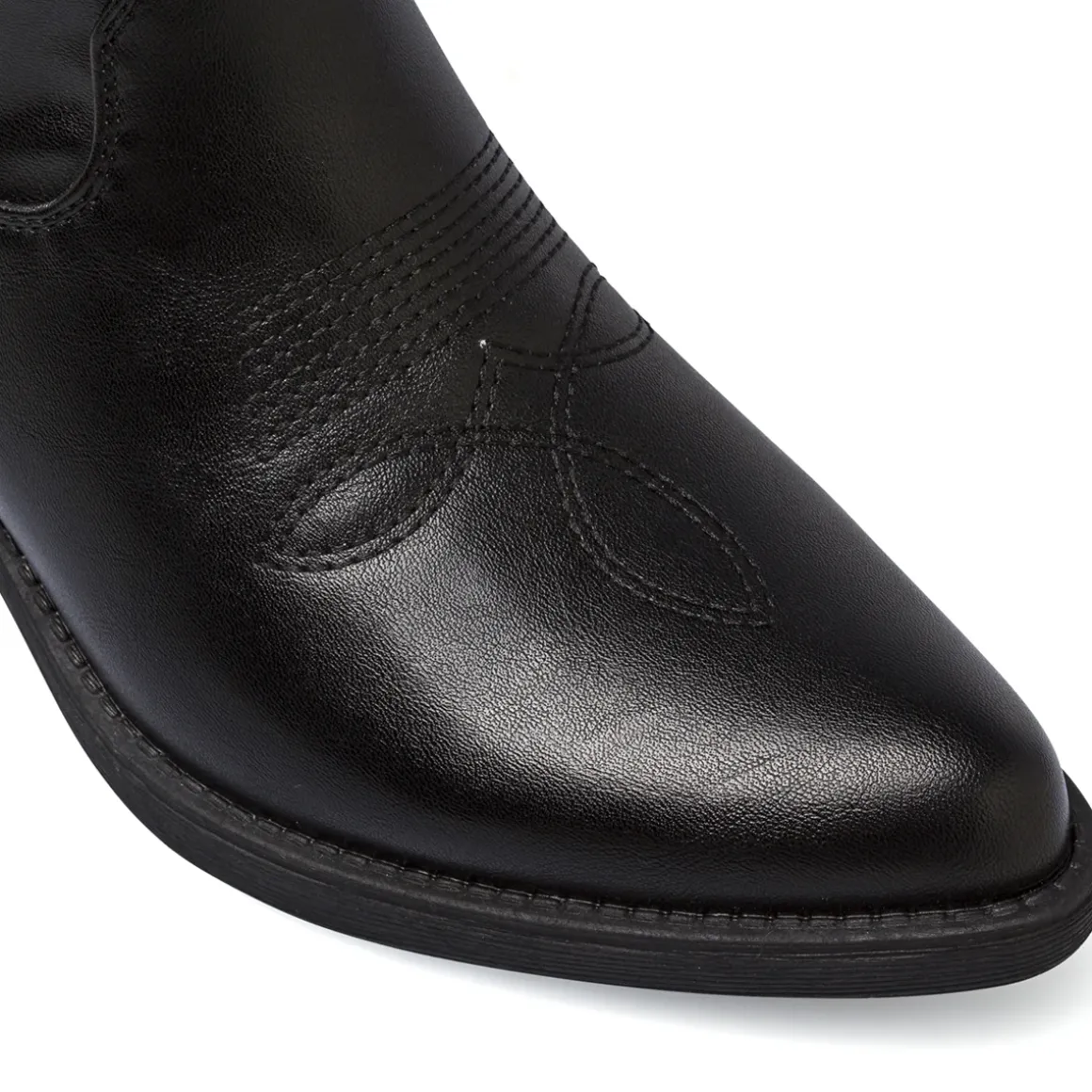 Stivali donna neri stile western con traforature sul gambale Lora Ferres