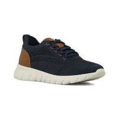 Stringate Blu da Uomo in tessuto Knit Riflessi Urbani