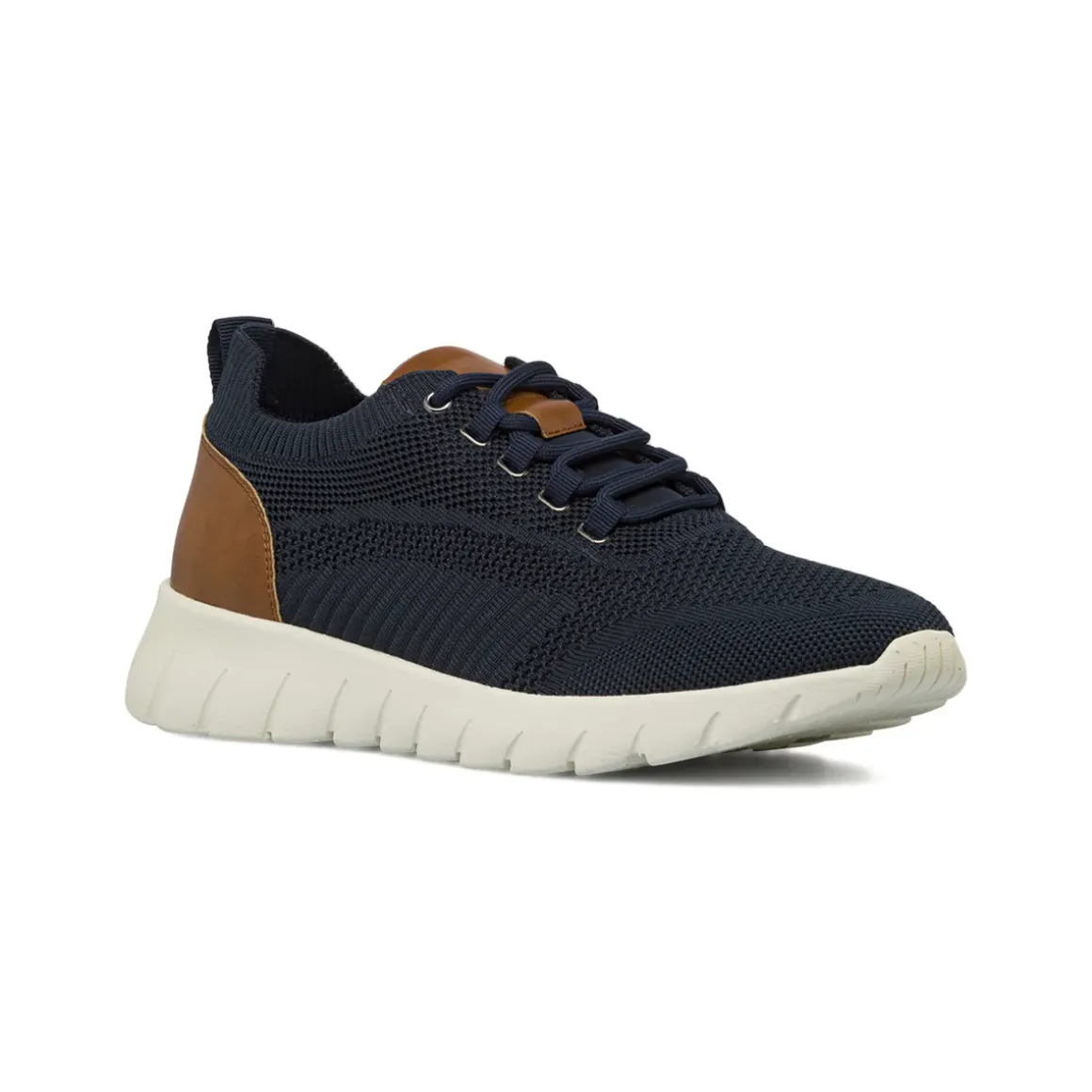 Stringate Blu da Uomo in tessuto Knit Riflessi Urbani