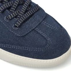 Stringate blu da Uomo in tessuto con dettagli cuoio Jeep Spirit