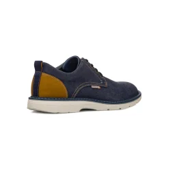 Stringate blu effetto denim da Uomo con allaccatura derby Glams