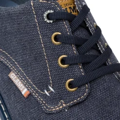 Stringate blu effetto denim da Uomo con allaccatura derby Glams