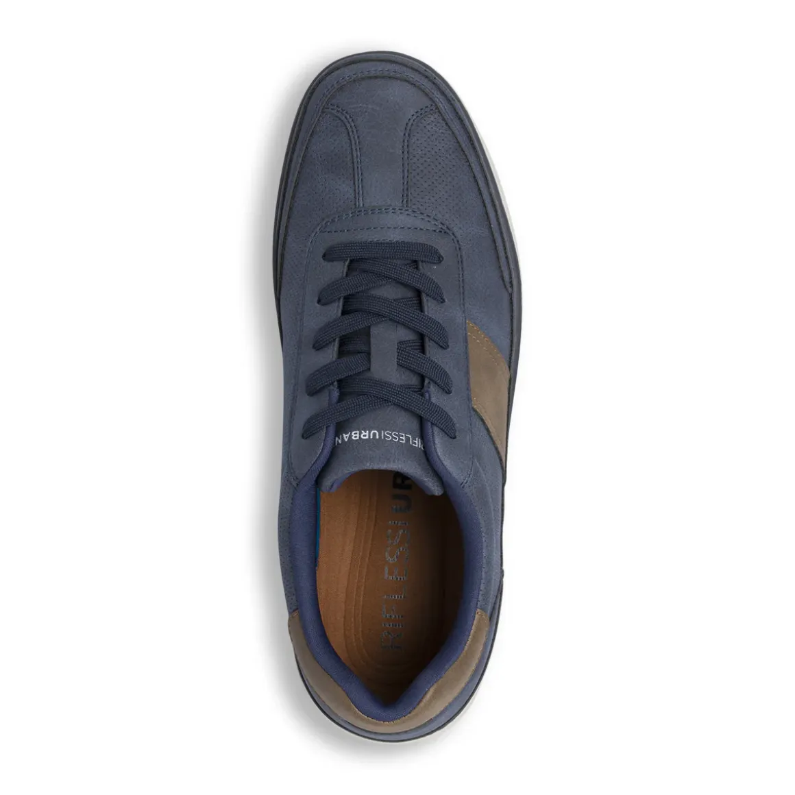 Stringate blu Uomo con inserti marroni Riflessi Urbani