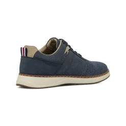Stringate casual Blu da Uomo in tessuto mesh e tela Riflessi Urbani