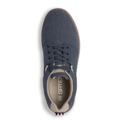 Stringate casual Blu da Uomo in tessuto mesh e tela Riflessi Urbani