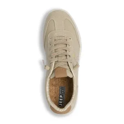 Stringate casual da Uomo beige in tessuto Jeep Spirit