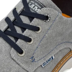 Stringate casual grigie da Uomo con allaccatura derby Glams