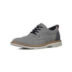 Stringate casual grigie da Uomo con allaccatura derby Glams