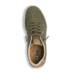 Stringate casual verdi da Uomo tessuto con lacci e stopper Jeep Spirit