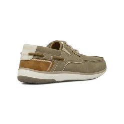 Stringate da barca Uomo beige con dettagli scamosciati Glams