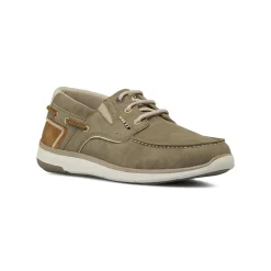 Stringate da barca Uomo beige con dettagli scamosciati Glams