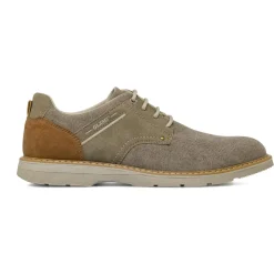Stringate da Uomo beige con dettaglio effetto scamosciato Glams
