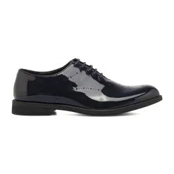 Stringate da Uomo blu effetto lucido modello derby Riflessi Urbani