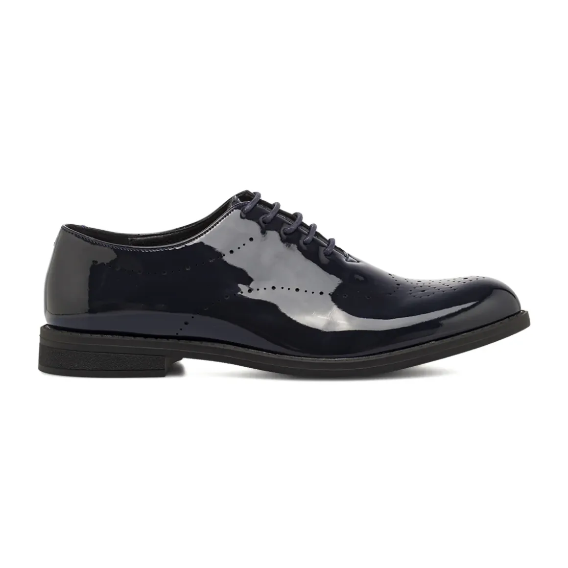 Stringate da Uomo blu effetto lucido modello derby Riflessi Urbani