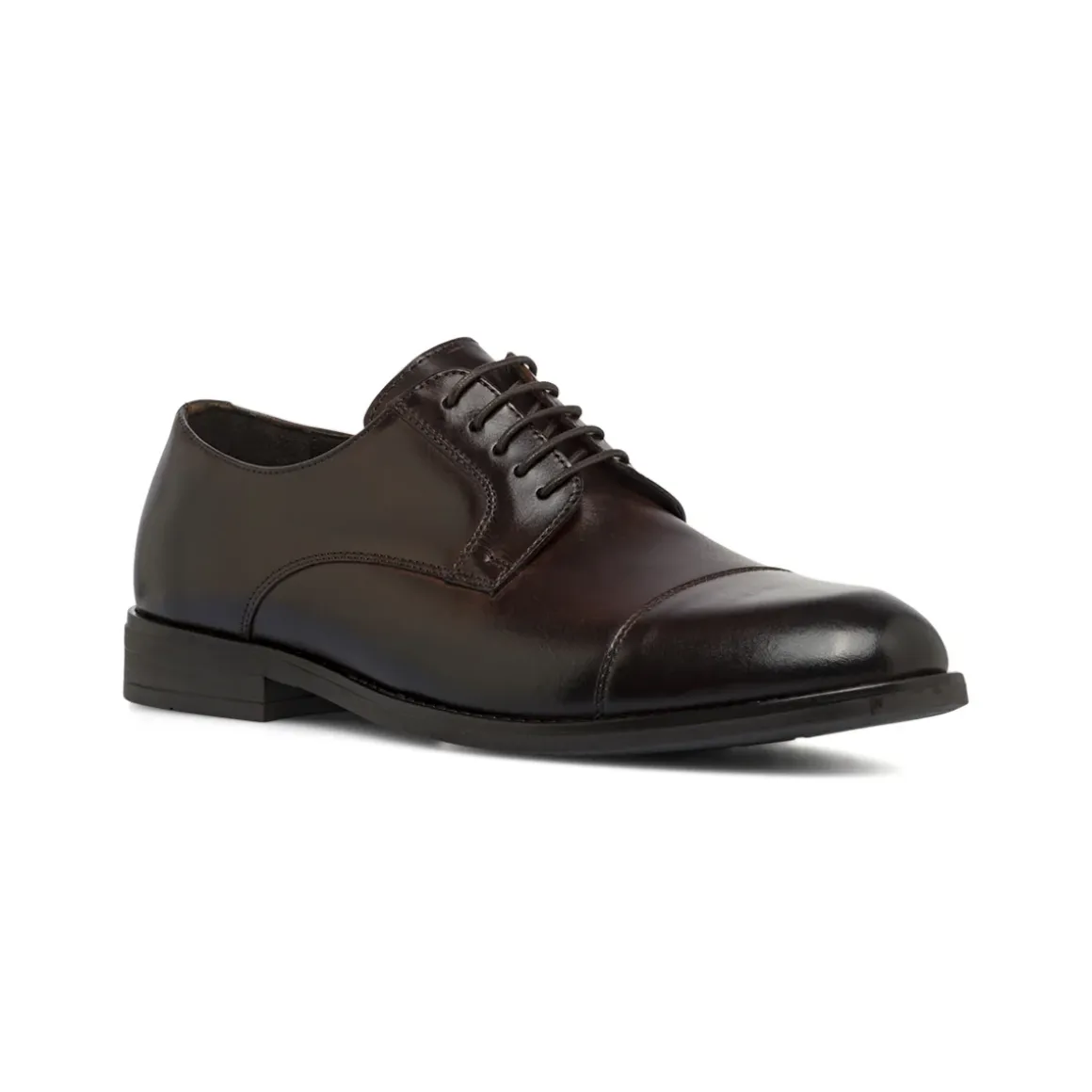 Stringate da uomo marroni in pelle con allacciature Derby La Cuoieria