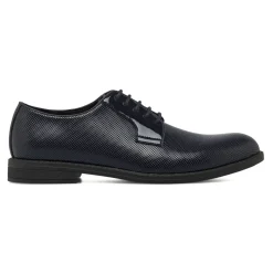 Stringate derby da uomo blu con texture traforata Riflessi Urbani