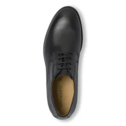 Stringate Derby da Uomo nere in pelle eleganti Primopiano