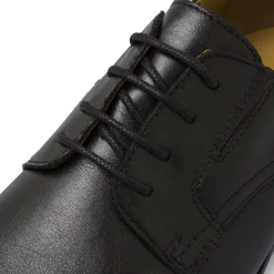 Stringate Derby da Uomo nere in pelle eleganti Primopiano