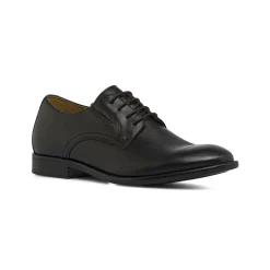 Stringate Derby da Uomo nere in pelle eleganti Primopiano