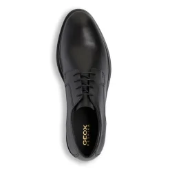 Stringate derby nere in pelle da uomo Geox Gladwin