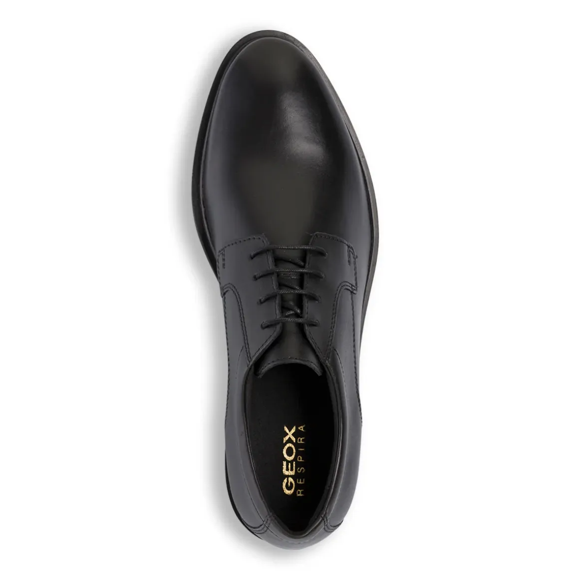 Stringate derby nere in pelle da uomo Geox Gladwin