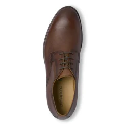 Stringate eleganti Derby marroni da Uomo in pelle Primopiano