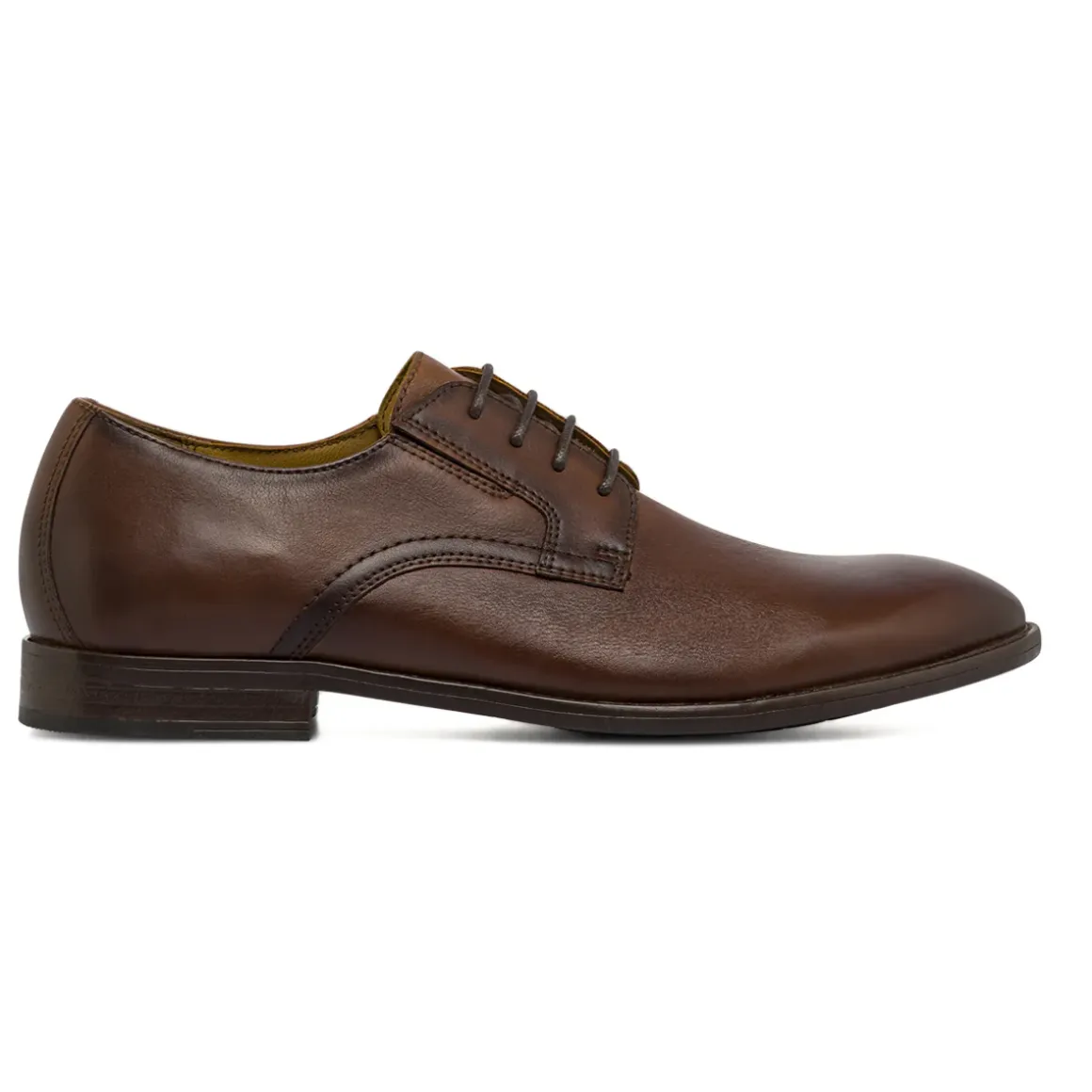 Stringate eleganti Derby marroni da Uomo in pelle Primopiano