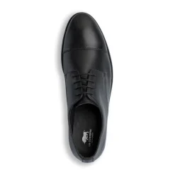 Stringate eleganti nere da Uomo in pelle con allacciatura Derby La Cuoieria