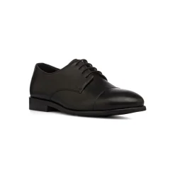 Stringate eleganti nere da Uomo in pelle con allacciatura Derby La Cuoieria