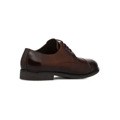 Stringate marroni da Uomo in pelle con allacciatura derby La Cuoieria