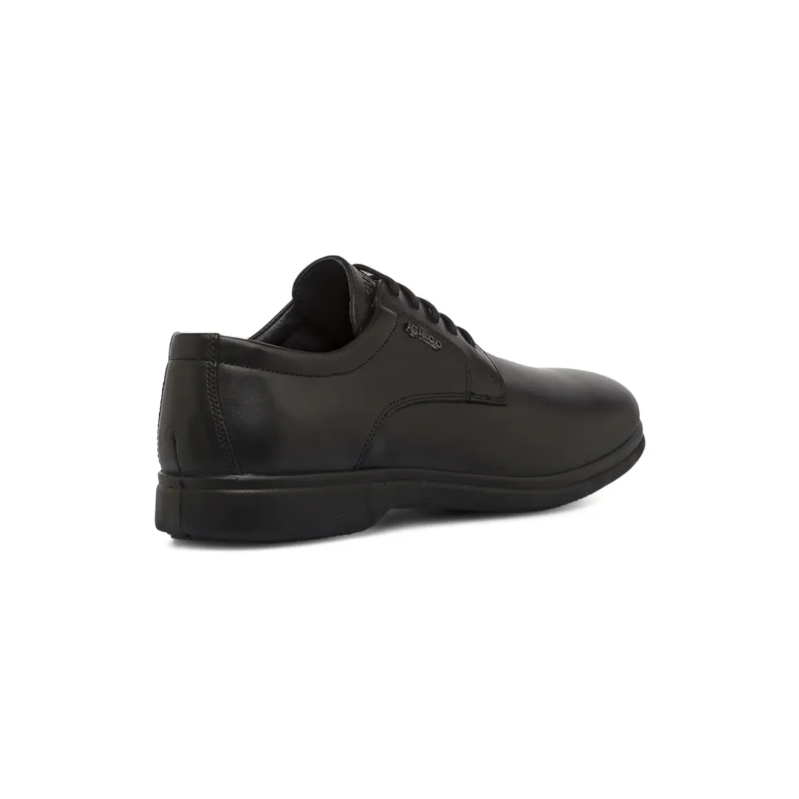 Stringate modello Derby nere da Uomo in pelle con logo Igi&Co