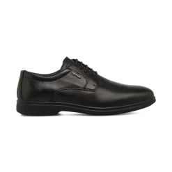 Stringate modello Derby nere da Uomo in pelle con logo Igi&Co