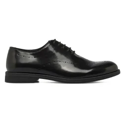 Stringate oxford da Uomo nere con dettagli traforati Riflessi Urbani